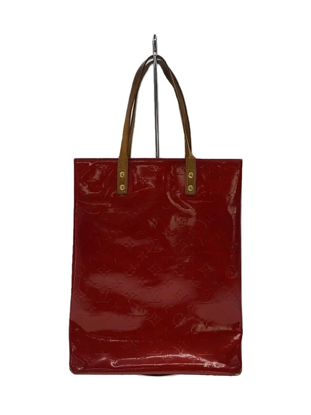 LOUIS VUITTON Lead Monogram Vernis Enamel RED All over
